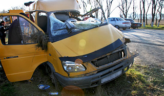 В Подмосковье паломники попали в аварию В Подмосковье паломники попали в аварию