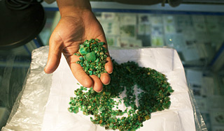 Колумбию охватила изумрудная лихорадка Колумбию охватила изумрудная лихорадка