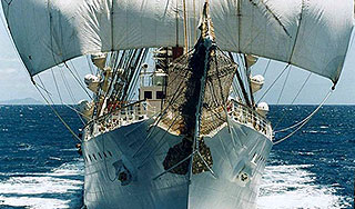 Задержанный фрегат приготовился к бою Задержанный фрегат приготовился к бою