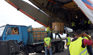 МЧС России привез помощь в Нью-Йорк МЧС России привез помощь в Нью-Йорк