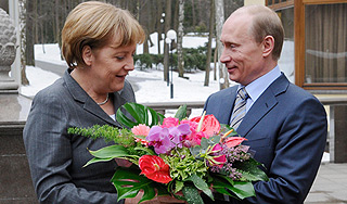 Путин: Меркель идеальный немец Путин: Меркель идеальный немец