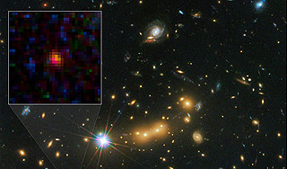 Астрономы нашли самую далекую галактику Астрономы нашли самую далекую галактику