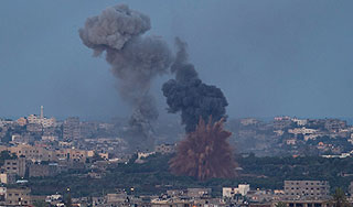 ВВС Израиля разбомбили штаб ХАМАС ВВС Израиля разбомбили штаб ХАМАС