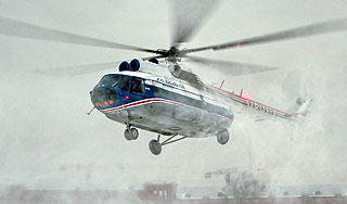 Ми-8 разрушился при посадке под Омском Ми-8 разрушился при посадке под Омском