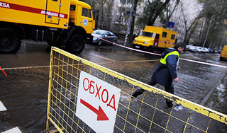 Авария оставила жителей Балашихи без воды Авария оставила жителей Балашихи без воды