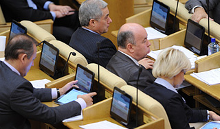 В Госдуме ограничат использование гаджетов В Госдуме ограничат использование гаджетов