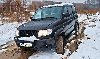 Суровый автомобиль УАЗ Patriot Суровый автомобиль УАЗ Patriot
