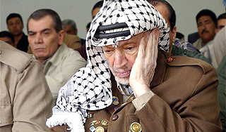 Останки Ясира Арафата извлекли из мавзолея Останки Ясира Арафата извлекли из мавзолея