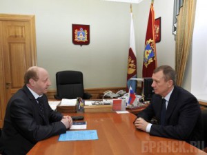 Борис Либер ушел с поста главы управления мировой юстиции Борис Либер и Николай Денин