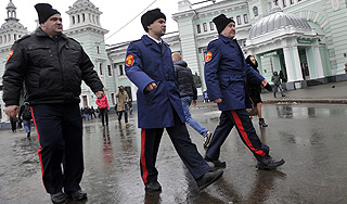 Казакам разрешили патрули в Москве Казакам разрешили патрули в Москве