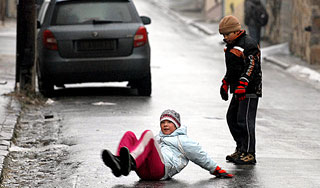Москвичей ждет похолодание и гололед Москвичей ждет похолодание и гололед