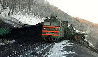 Крупная авария парализовала Транссиб Крупная авария парализовала Транссиб
