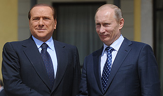 Берлускони оценил имидж Путина в мире Берлускони оценил имидж Путина в мире