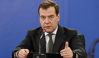 Медведев: Конкуренция с Путиным исключена Медведев: Конкуренция с Путиным исключена