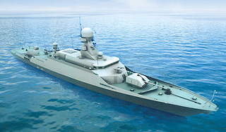 Россия усиливает флот ракетным кораблем Россия усиливает флот ракетным кораблем