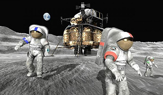 Россия построит обитаемые станции на Луне Россия построит обитаемые станции на Луне