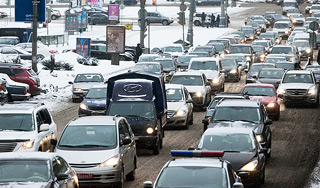 Улицы Москвы превратились в каток Улицы Москвы превратились в каток