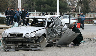 Смертник подорвал пост полиции в Дагестане Смертник подорвал пост полиции в Дагестане