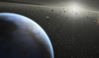 Огромный астероид приближается к Земле Огромный астероид приближается к Земле