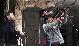 Инструкторы из США учат сирийских боевиков Инструкторы из США учат сирийских боевиков