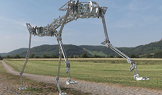 Японцы показали робота-гепарда Японцы показали робота-гепарда