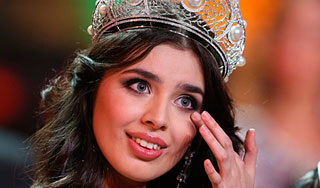 Брюнетка стала первой красавицей России Брюнетка стала первой красавицей России