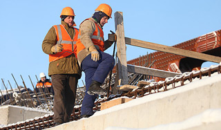 На стройке стадиона "Зенит" погиб рабочий На стройке стадиона "Зенит" погиб рабочий