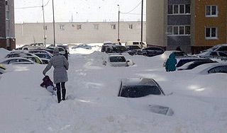 На Киев упали миллионы тонн снега На Киев упали миллионы тонн снега