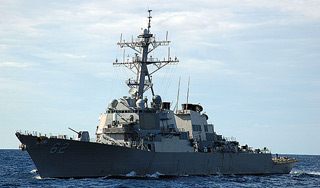 США разместили у берегов Кореи эсминец США разместили у берегов Кореи эсминец