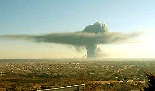 Новый взрыв может уничтожить город в Техасе Новый взрыв может уничтожить город в Техасе