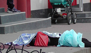 В центре Белгорода расстреляли людей В центре Белгорода расстреляли людей