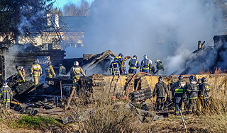 В Подмосковье сгорела психбольница В Подмосковье сгорела психбольница