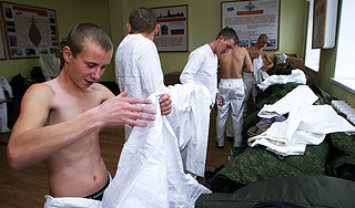 Военным выдадут белье с радиометками Военным выдадут белье с радиометками