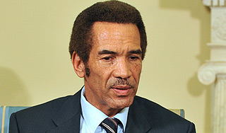 На президента Ботсваны напал гепард На президента Ботсваны напал гепард