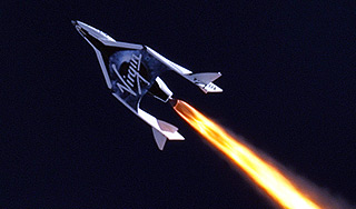 Космический корабль преодолел барьер звука Космический корабль преодолел барьер звука