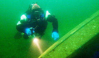 Дайверы нашли затонувшую субмарину С-9 Дайверы нашли затонувшую субмарину С-9