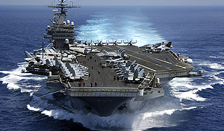 Американский авианосец взволновал Пхеньян Американский авианосец взволновал Пхеньян