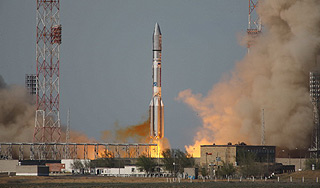 "Протон" со спутником стартовал с Байконура "Протон" со спутником стартовал с Байконура