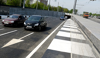 Подмосковные трассы станут цветными Подмосковные трассы станут цветными