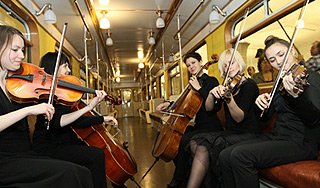 В московском метро ночью пройдет концерт В московском метро ночью пройдет концерт