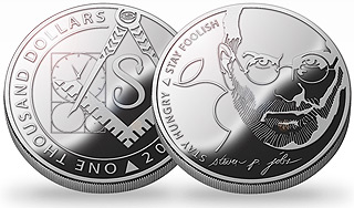 Джобс появился на украинских монетах Джобс появился на украинских монетах