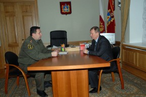 Администрация области и управлениеe МЧС активно взаимодействуют Фото пресс-службы администрации Брянской области