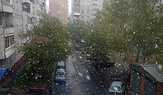 В Кемерово прошел июньский снегопад В Кемерово прошел июньский снегопад