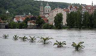 Жителей затопленной Праги эвакуируют Жителей затопленной Праги эвакуируют