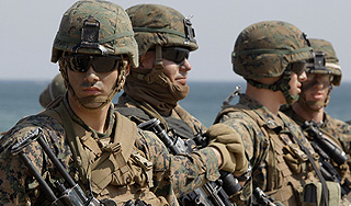 Морпехи США стянуты к границе с Сирией Морпехи США стянуты к границе с Сирией