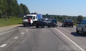 «Низкий старт» закончился ударом Фото с места ДТП