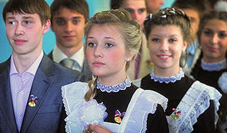 Путин дал совет выпускникам школ Путин дал совет выпускникам школ