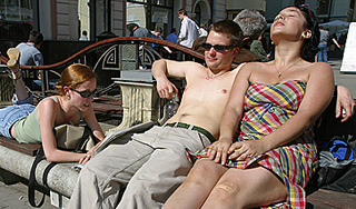 Москва раскалится до плюс 35 градусов Москва раскалится до плюс 35 градусов