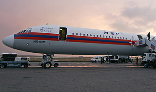 Самолет МЧС вывез россиян из Сирии Самолет МЧС вывез россиян из Сирии