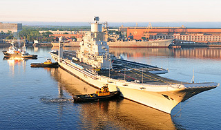 Россия начала испытания авианосца Индии Россия начала испытания авианосца Индии